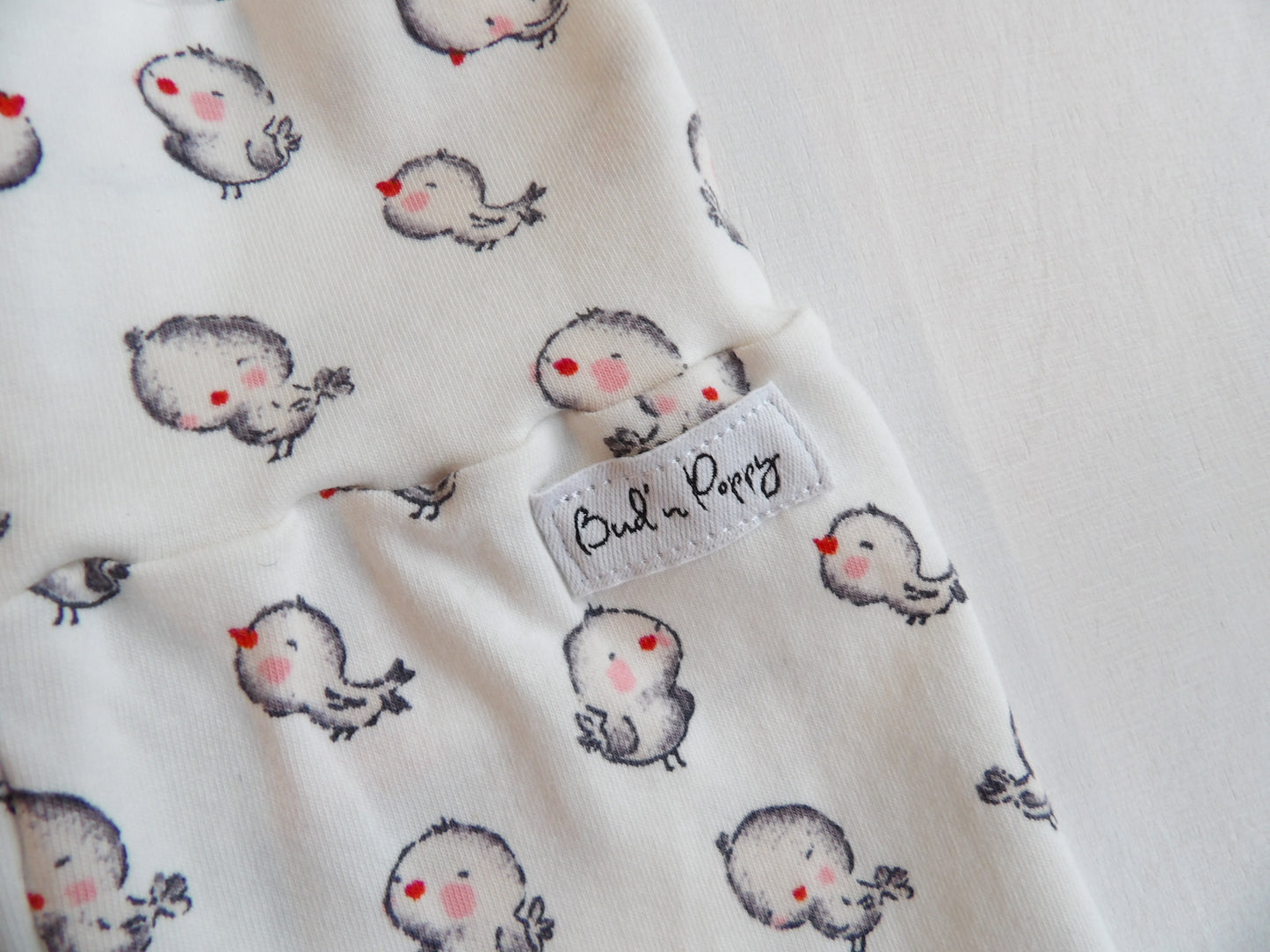 Växa-byxa Cute Birdie Pants - storlek 50 (ca 0-1 mån)