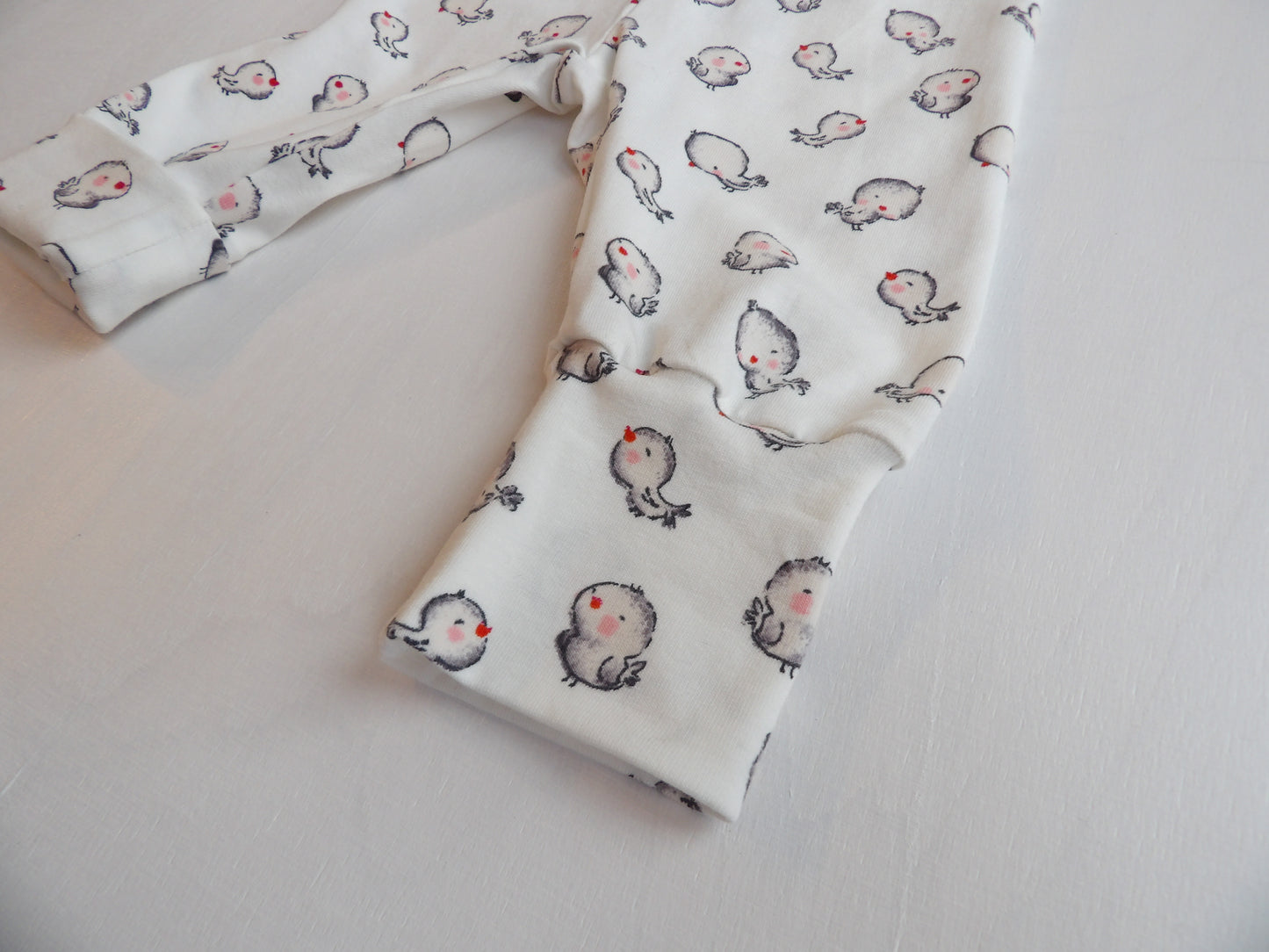 Växa-byxa Cute Birdie Pants - storlek 50 (ca 0-1 mån)