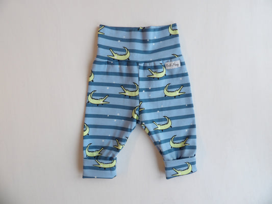 Växa-byxa Cute Crocodile Pants - storlek 50 (ca 0-1 mån)