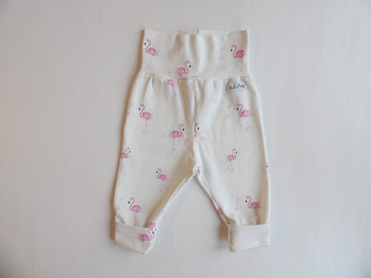 Växa-byxa Flamingo Love - storlek 56 (ca 1-2 mån)