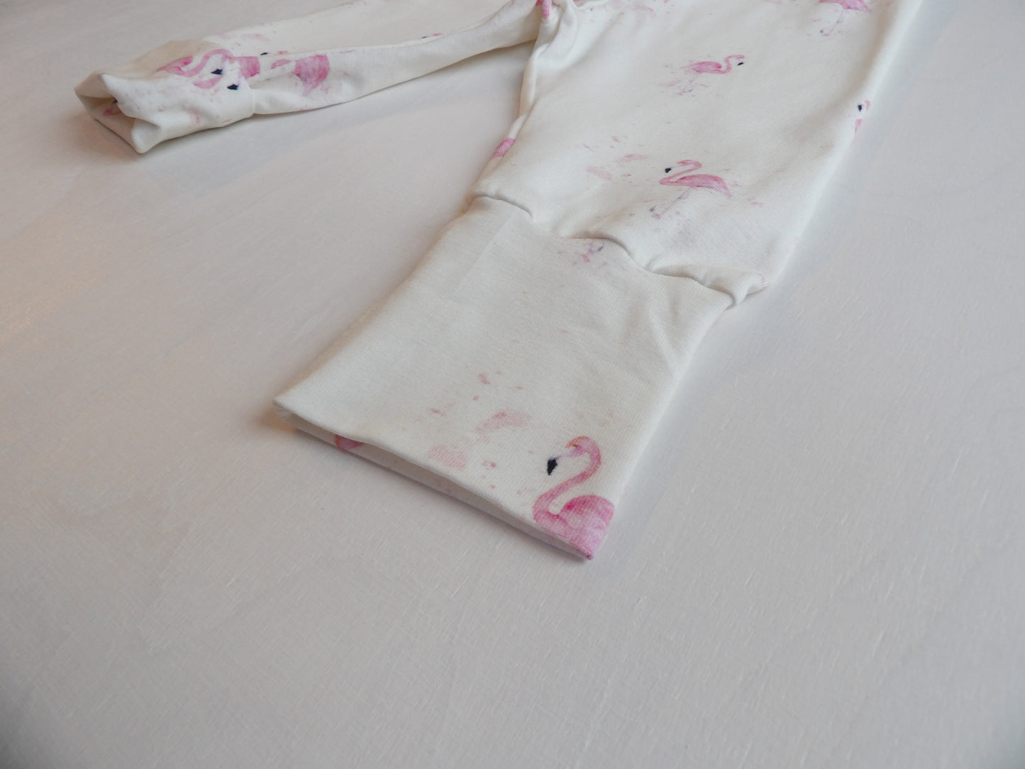 Växa-byxa Flamingo Love - storlek 56 (ca 1-2 mån)