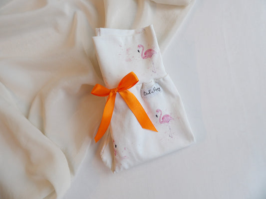 Växa-byxa Flamingo Love - storlek 56 (ca 1-2 mån)