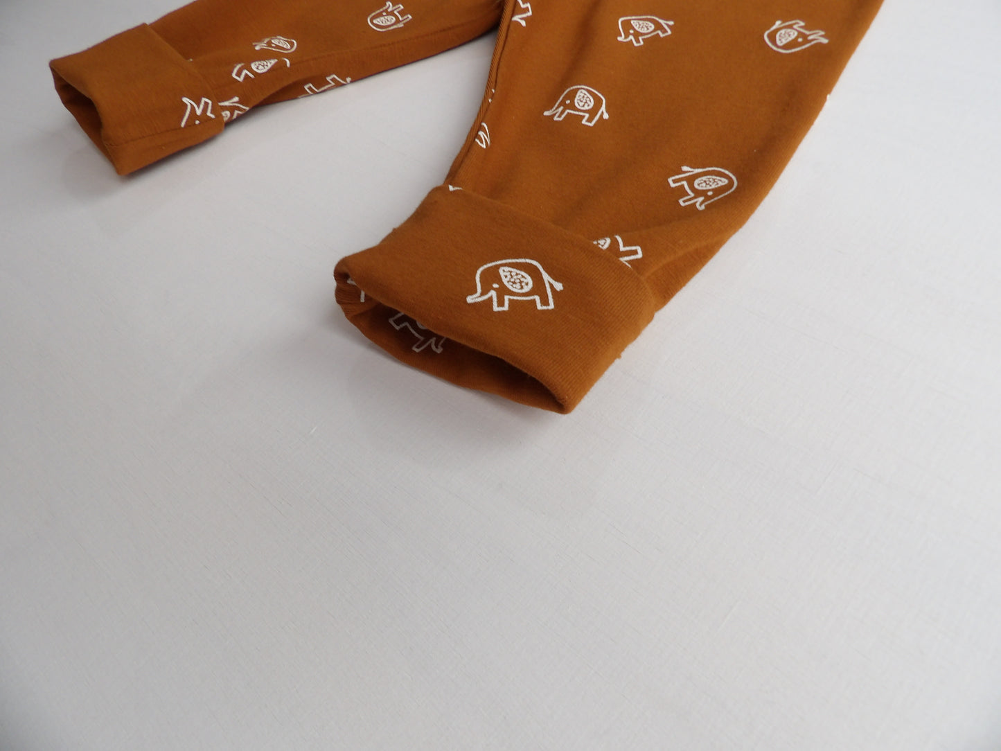 Grow-with-me pants Cocoa Elephant Pants - size 56 & 62(approx. 1-2 months & 2-4 months)