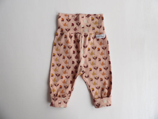 Växa-byxa Blush Fox Pants - storlek 56 & 62  (ca 1-2 & 2-4 mån)