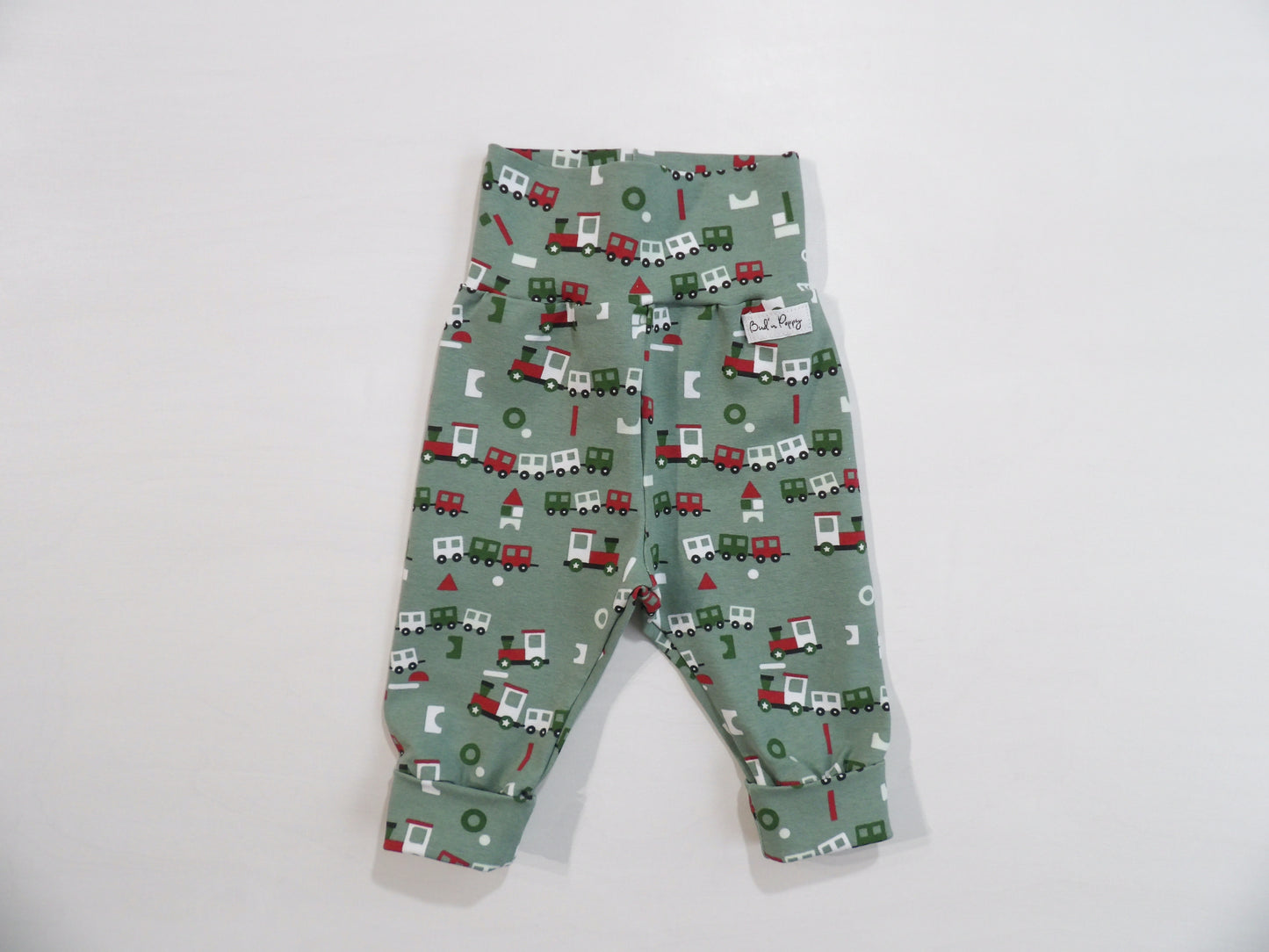 Växa-byxa Little Train Pants - storlek 56 (1-2 mån)