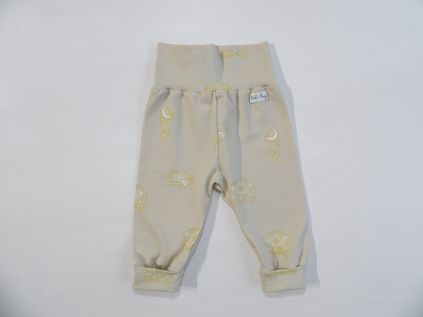 Växa-byxa Beige Moon Pants - storlek 62 (ca 2-4 mån)