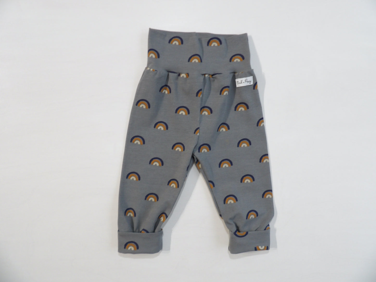 Växa-byxa Grey Rainbow Pants - storlek 56 & 68 (ca 1-2 mån & 4-6 mån)
