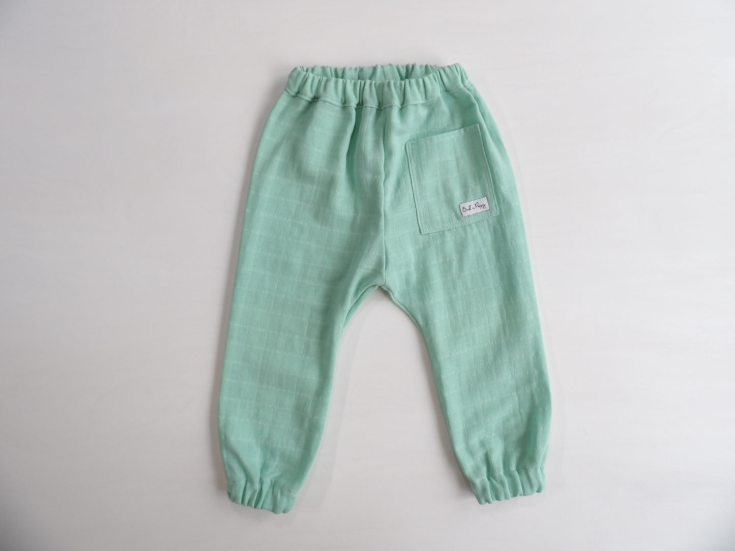 Resårbyxa i Muslin Summer Mint - storlek 86