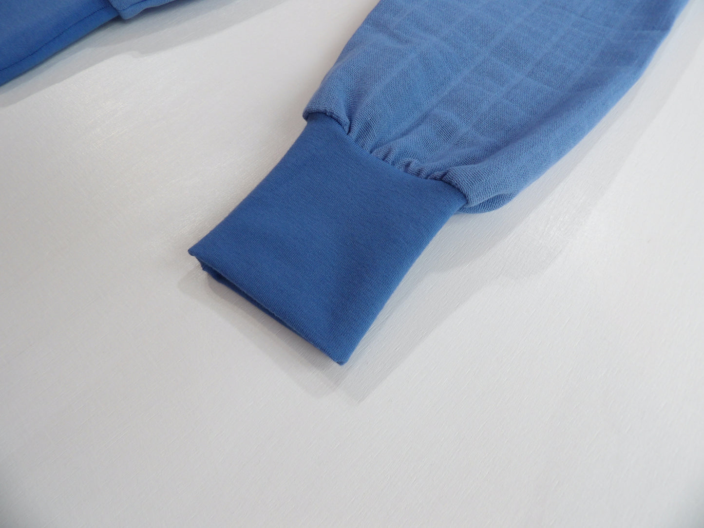 Grow-with-me pants in Muslin Blue Breeze