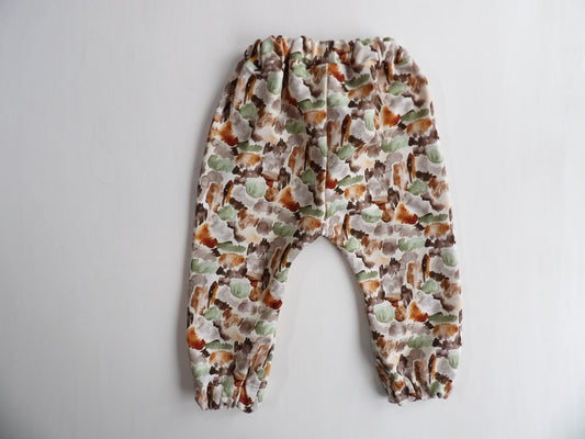Elastic pants Earthy Meadow - size 74 & 80