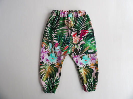 Elastic pants Jungle Bloom - size 86 & 92