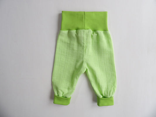Växa-byxa i Muslin Lime Sprout - storlek 62