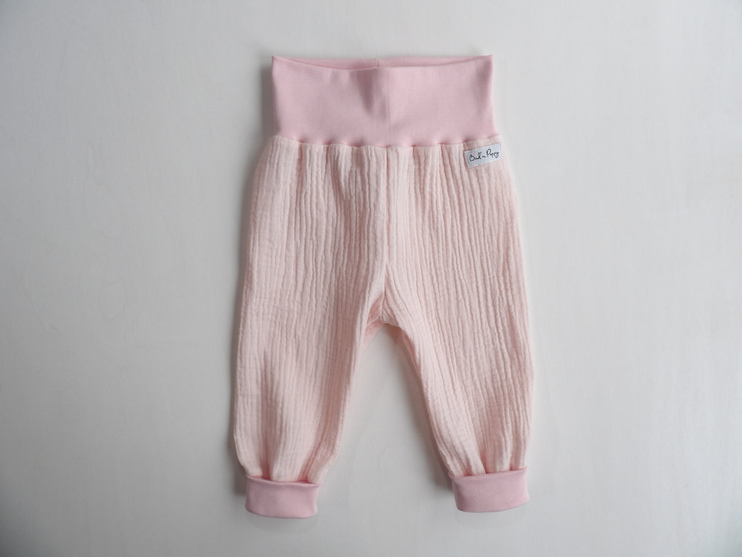 Växa-byxa i Muslin Soft Blush - storlek 56