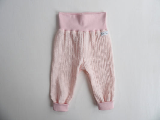 Växa-byxa i Muslin Soft Blush - storlek 56