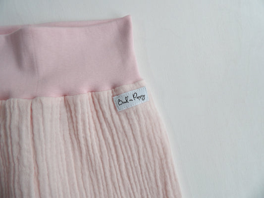 Växa-byxa i Muslin Soft Blush - storlek 56