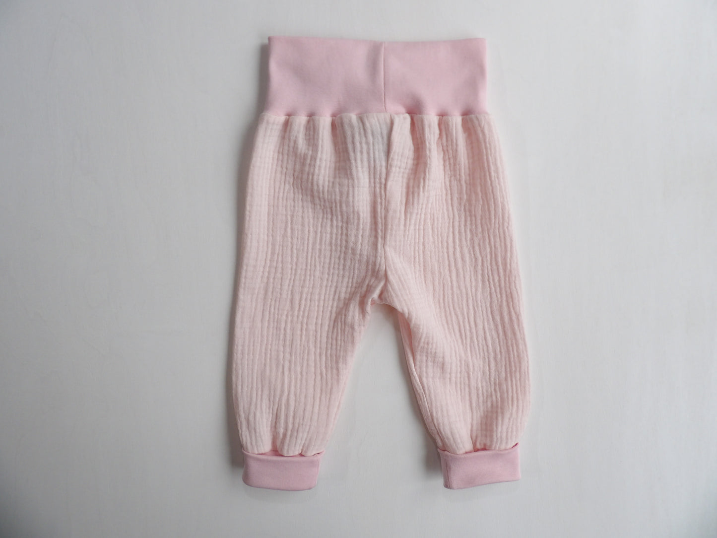 Växa-byxa i Muslin Soft Blush - storlek 56