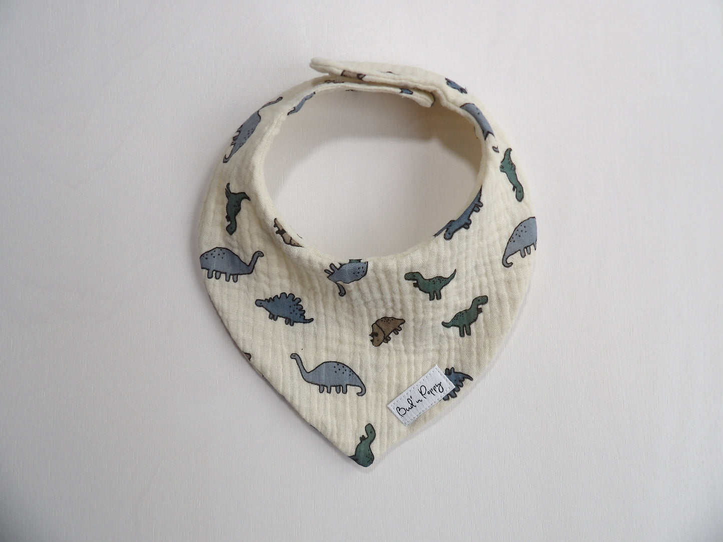 Dregglis i Muslin Dino - One Size (ca 0-1 år)