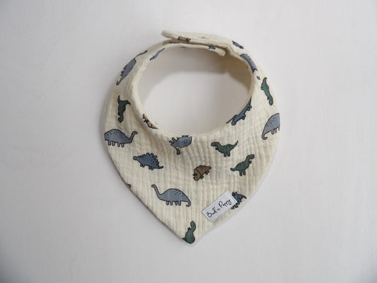 Dregglis i Muslin Dino - One Size (ca 0-1 år)