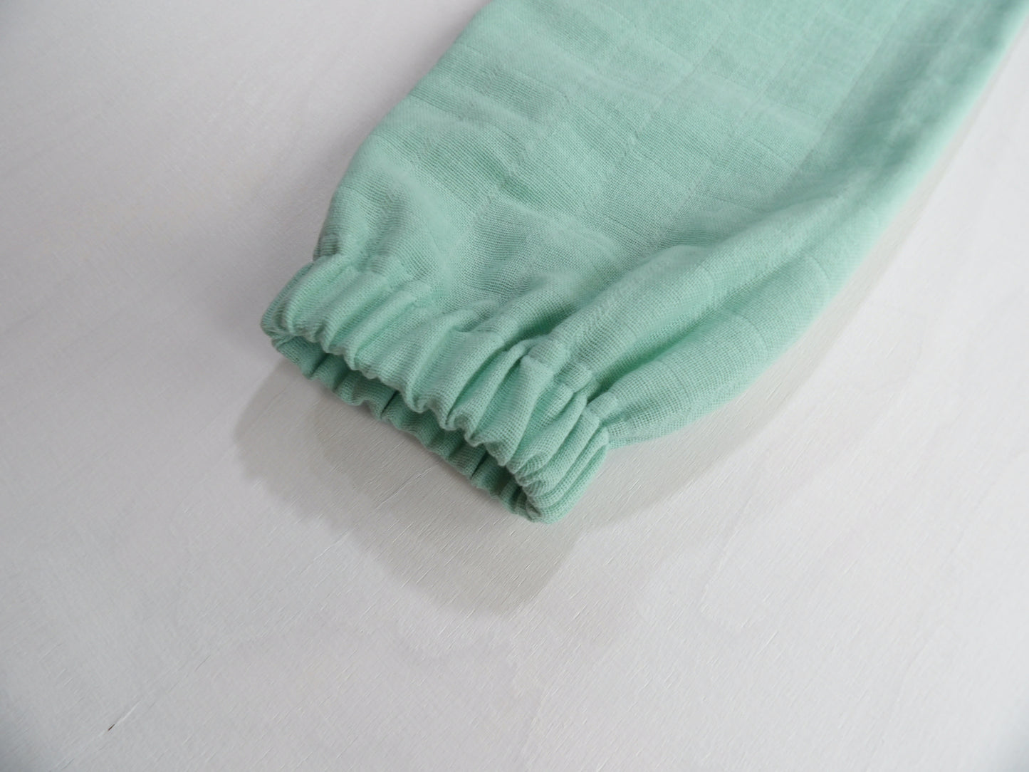 Resårbyxa i Muslin Soft Mint - storlek 86