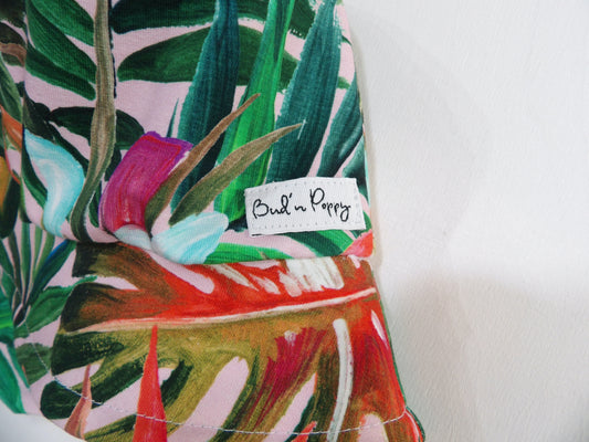 Solhatt i Trikå Tropical Garden - storlek 48/50 (ca 10-18 mån)