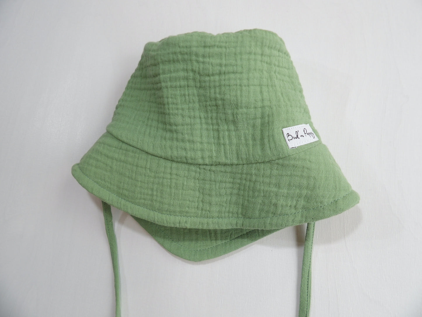 Solhatt i Muslin Spring Meadow - storlek 44/46 (ca 4-9 mån)