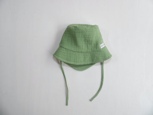 Solhatt i Muslin Spring Meadow - storlek 44/46 (ca 4-9 mån)