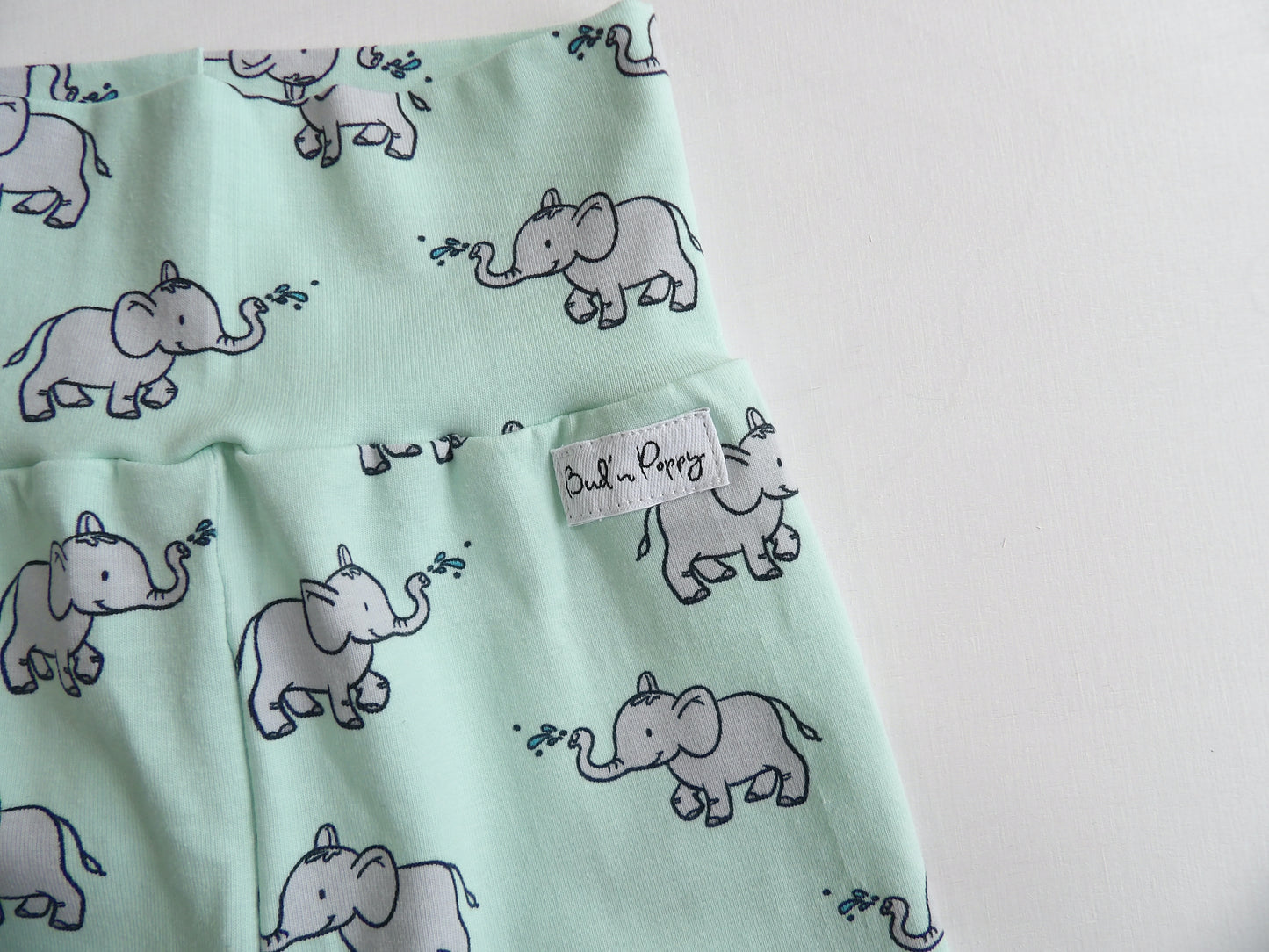 Little One Set Little Elephant Mint - storlek 56