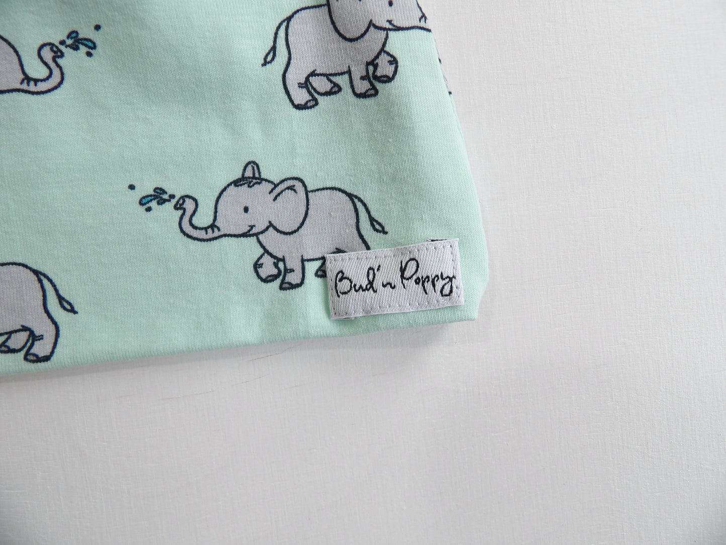 Little One Set Little Elephant Mint - storlek 56