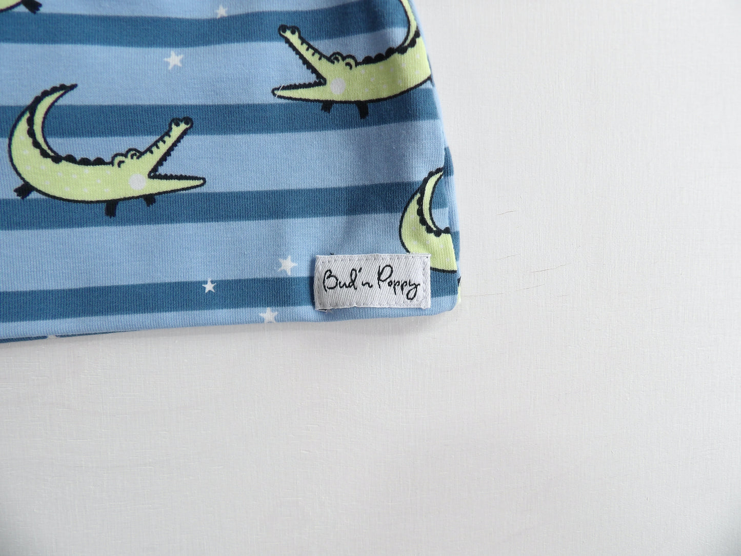 Little One Set Moon Crocodile Blue - storlek 50
