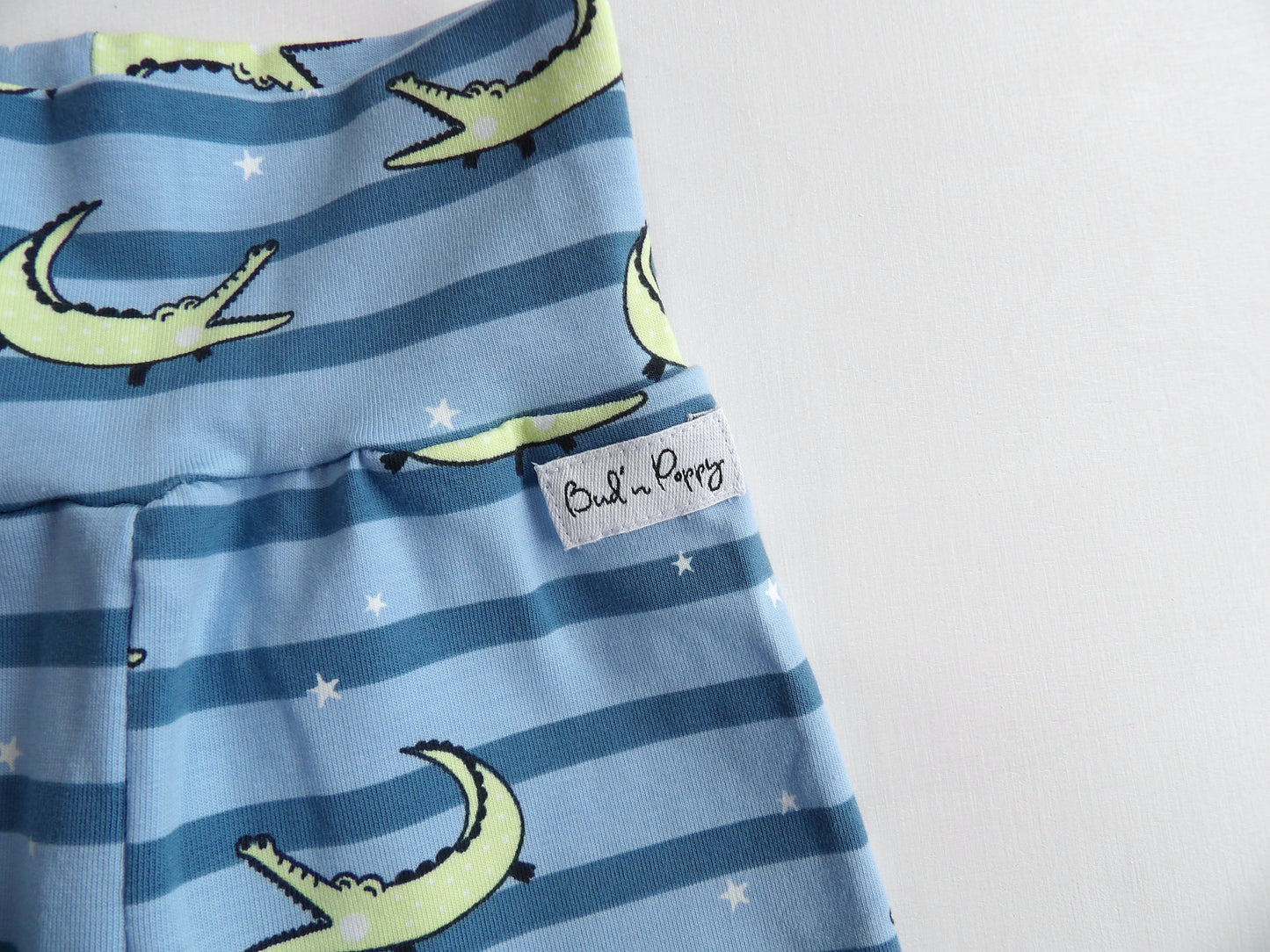 Little One Set Moon Crocodile Blue - storlek 50