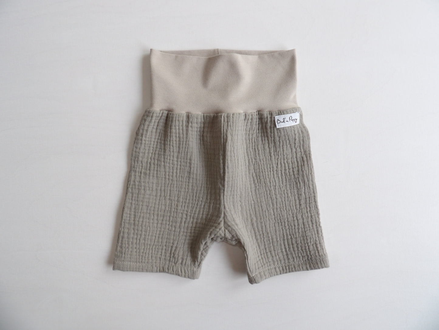 Shorts Muslin Stone Dune - storlek 56