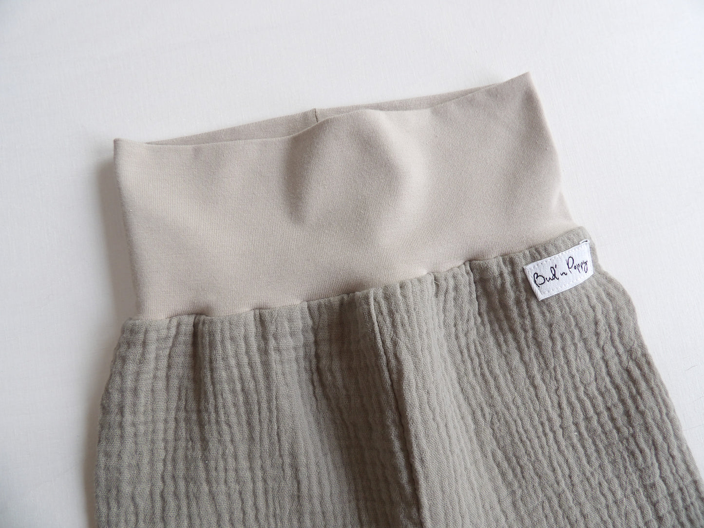 Shorts Muslin Stone Dune - storlek 56