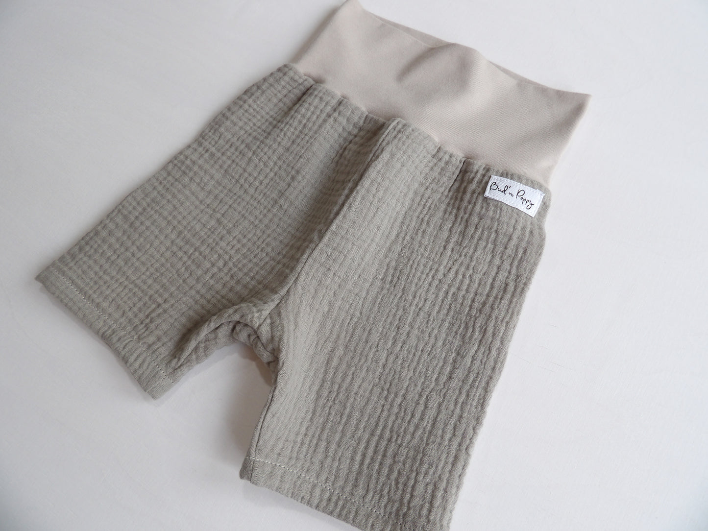 Shorts Muslin Stone Dune - storlek 56