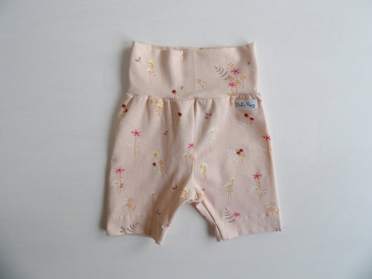 Shorts Flowers on Pink - storlek 56