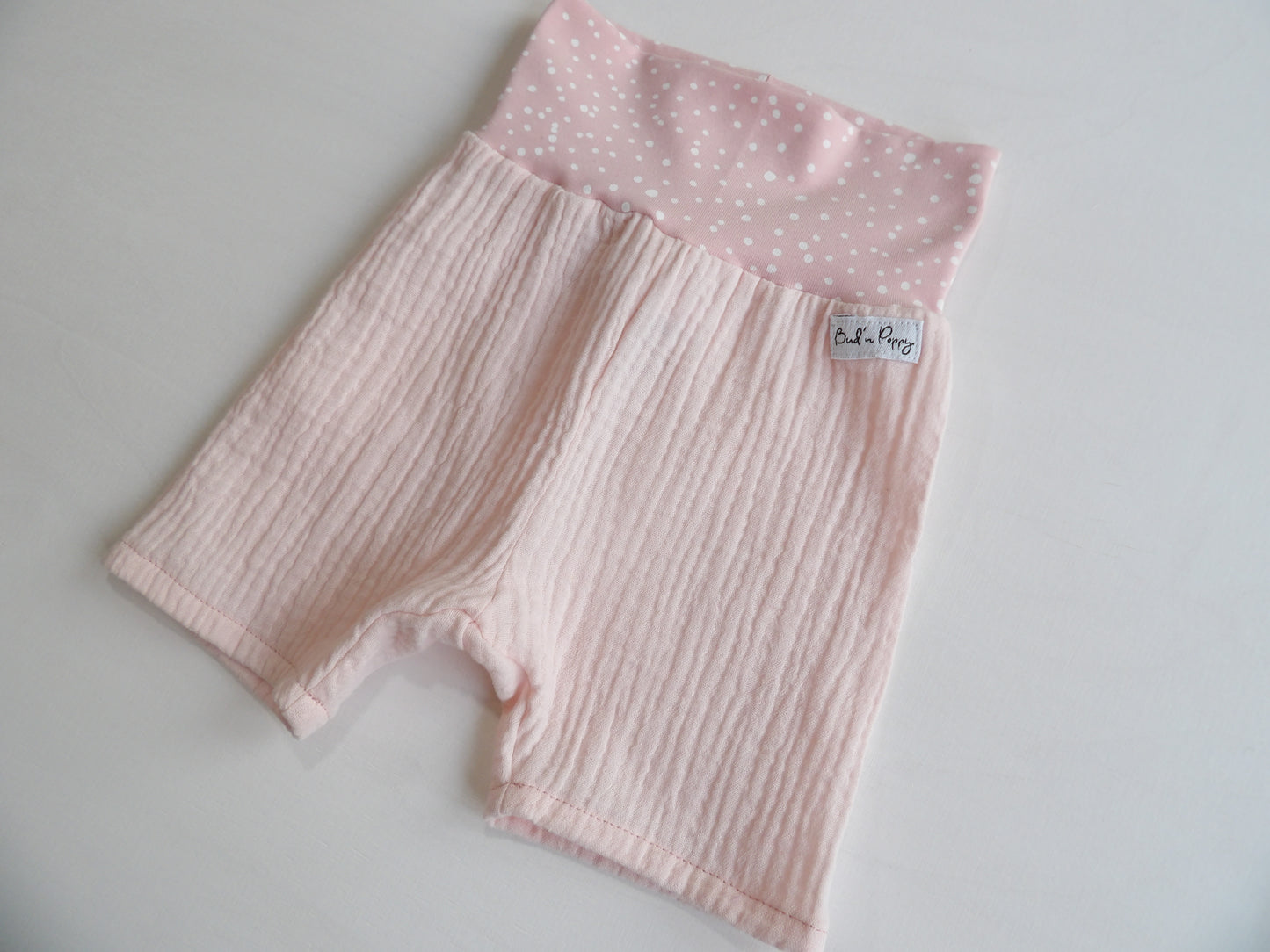 Shorts Muslin Soft Blush - storlek 56
