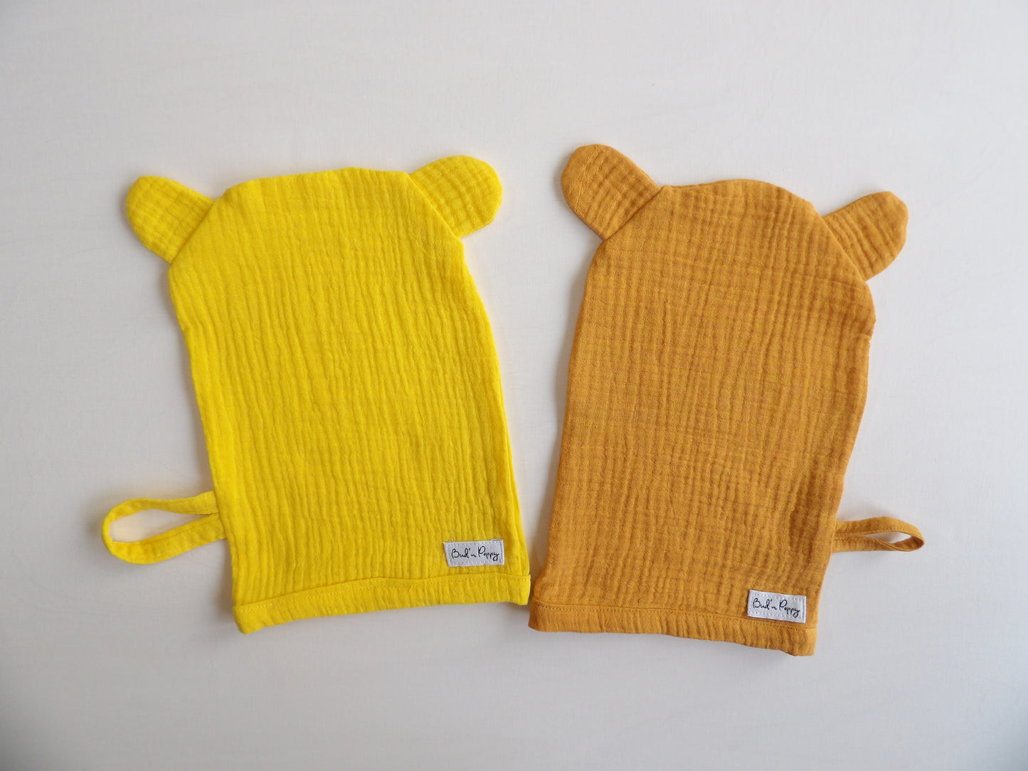 Muslin badvantar 2-pack - Golden Honey