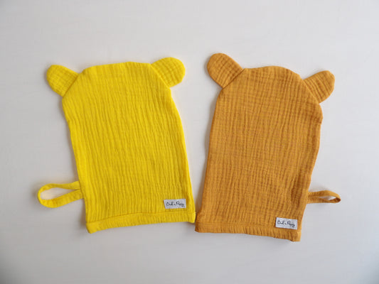 Muslin badvantar 2-pack - Golden Honey