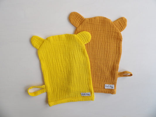 Muslin badvantar 2-pack - Golden Honey