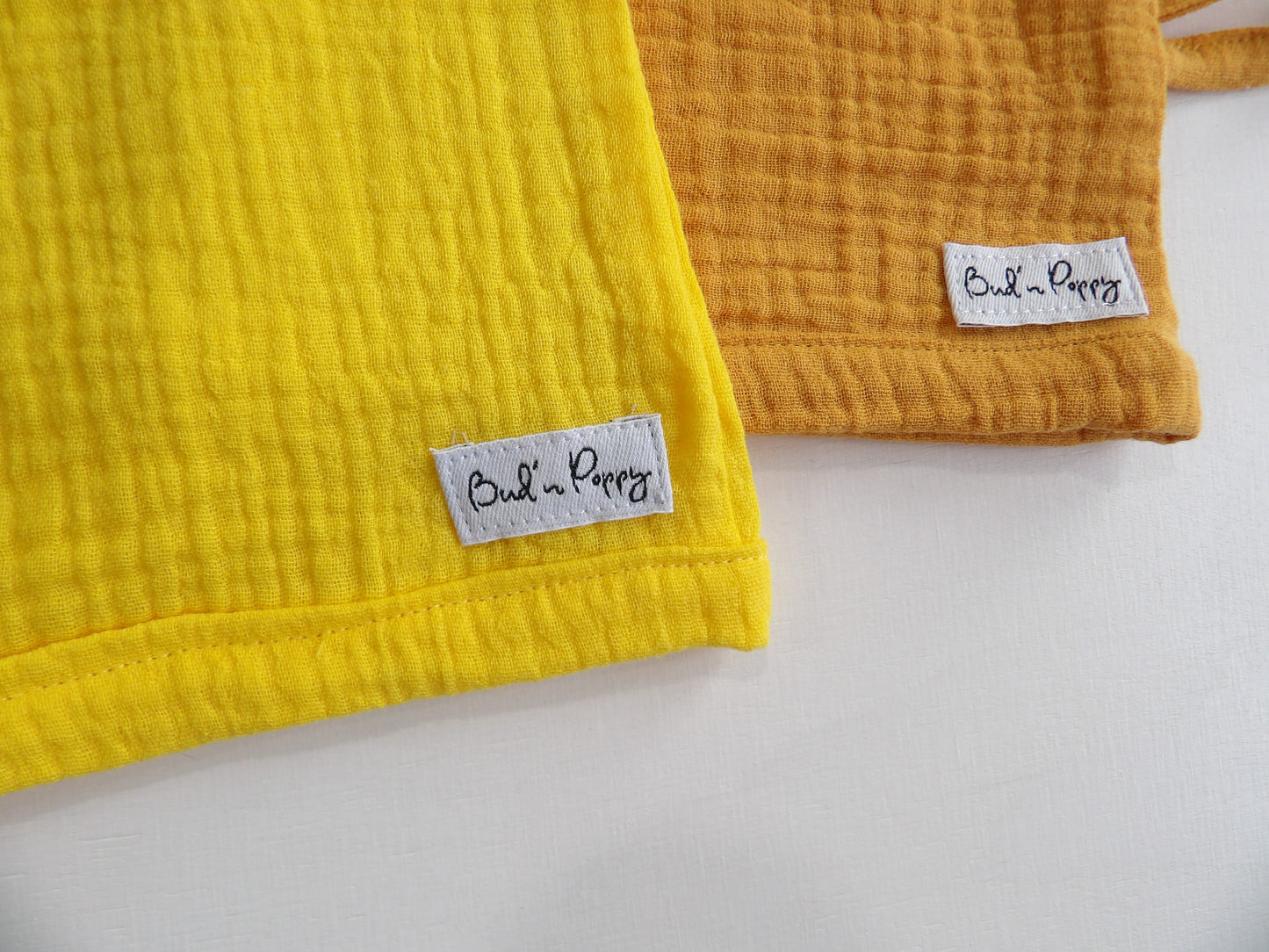 Muslin badvantar 2-pack - Golden Honey