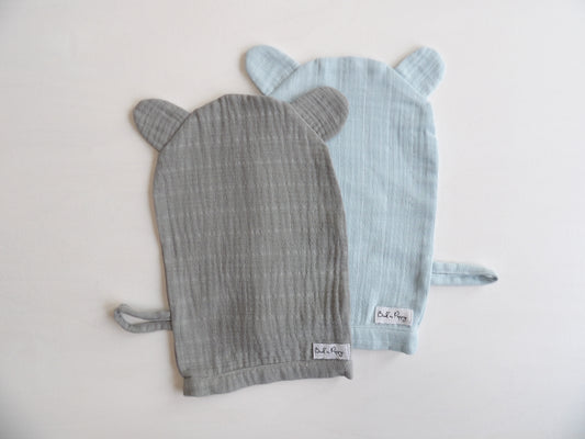 Muslin badvantar 2-pack - Blue Breeze