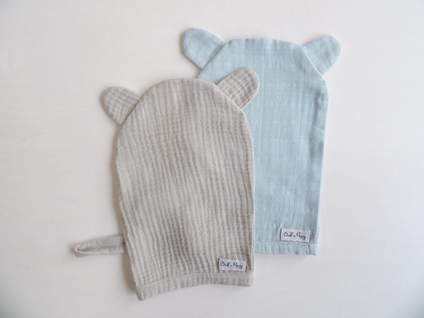 Muslin badvantar 2-pack - Morning Sky