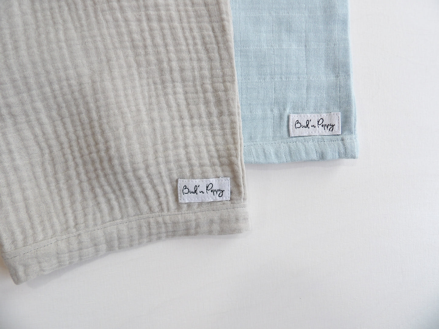 Muslin badvantar 2-pack - Morning Sky