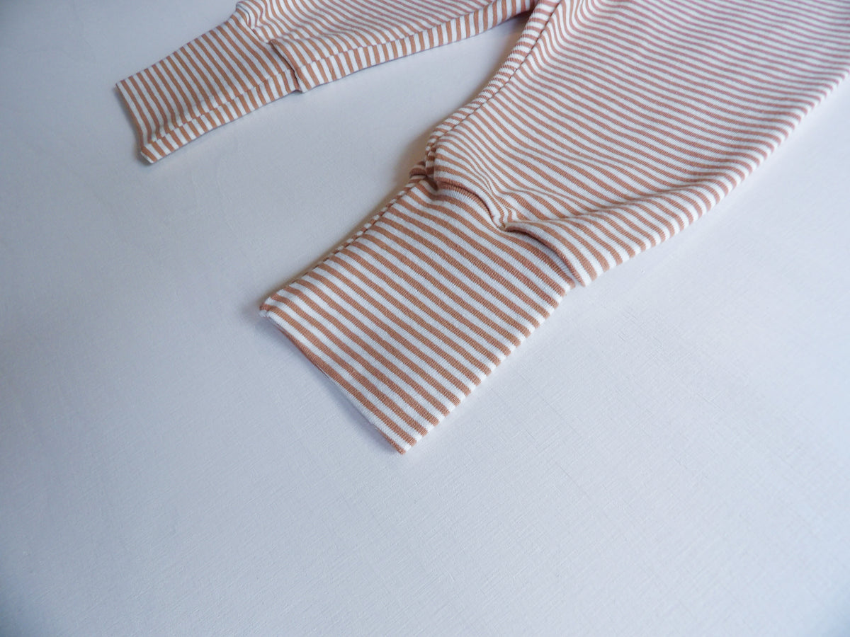 Newborn Set Tiny Stripes Brown - storlek 56