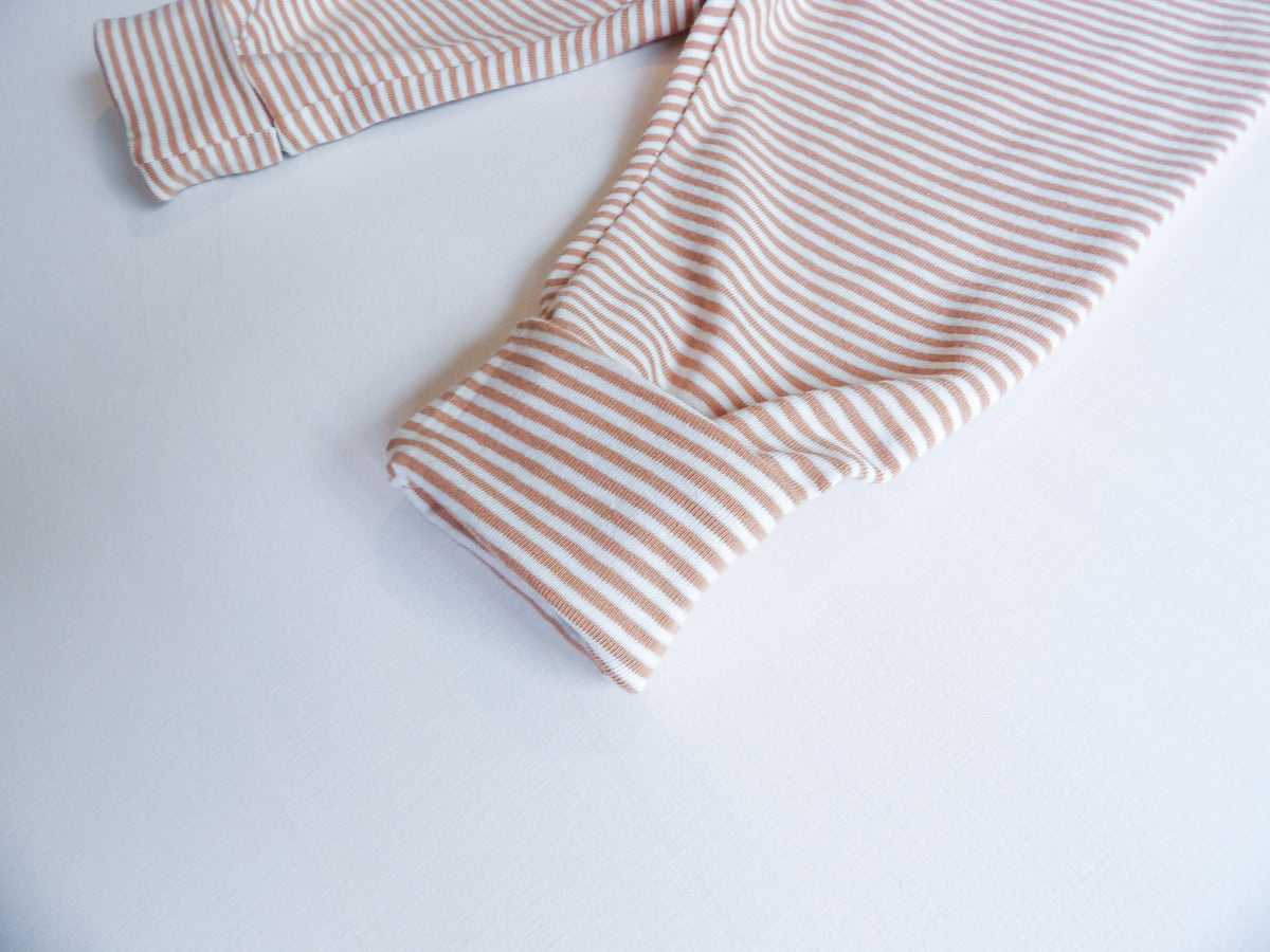 Newborn Set Tiny Stripes Brown - storlek 56