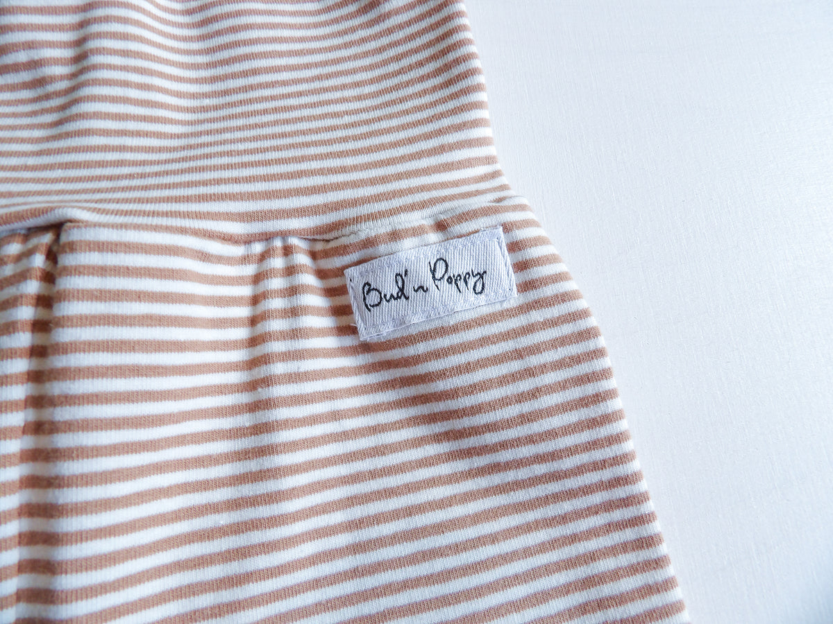 Newborn Set Tiny Stripes Brown - storlek 56