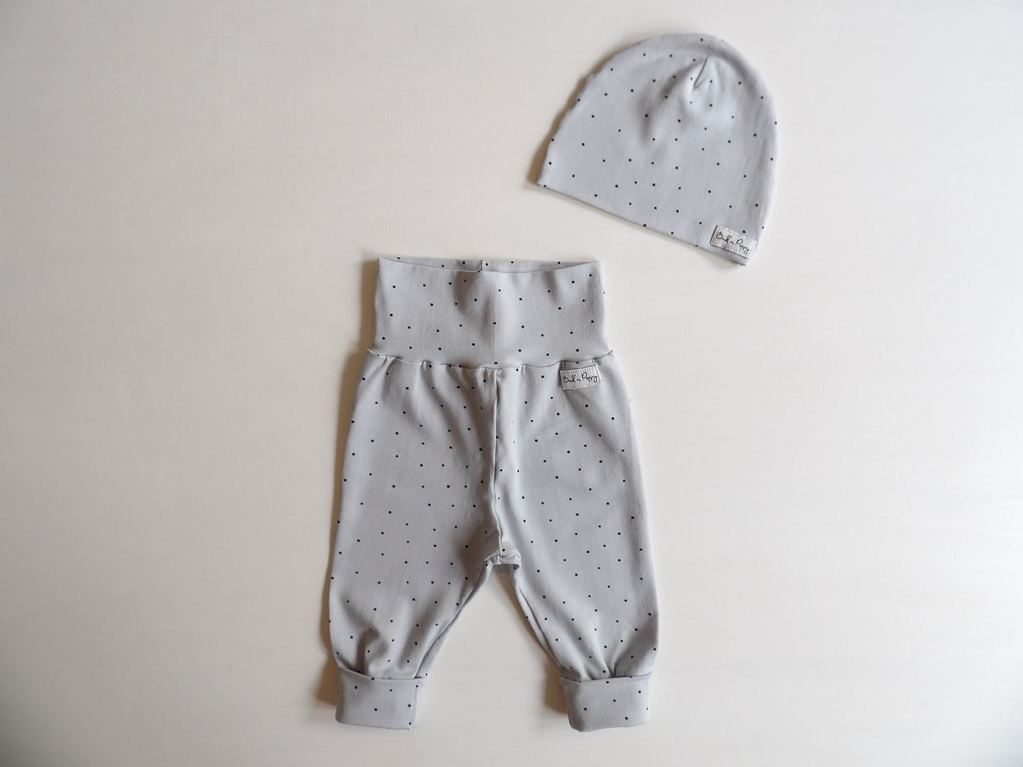 Newborn Set Tiny Dots Light Grey - storlek 56