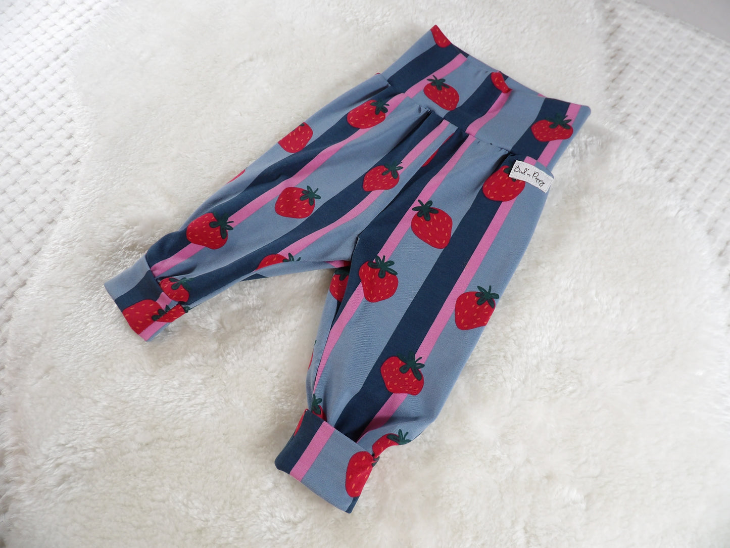 Växa-byxa – Berry Stripe