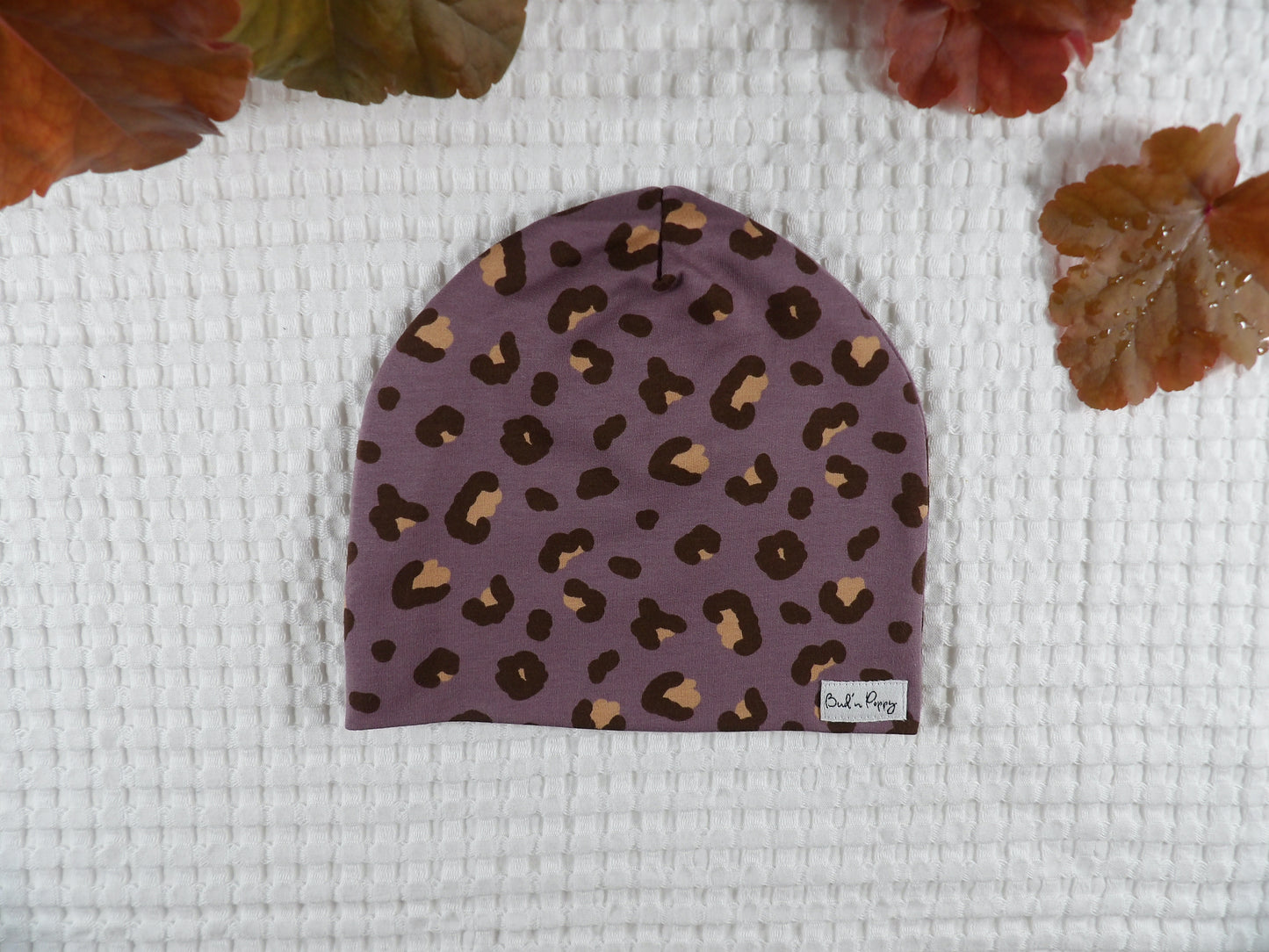 Mössa – Lilac Leopard