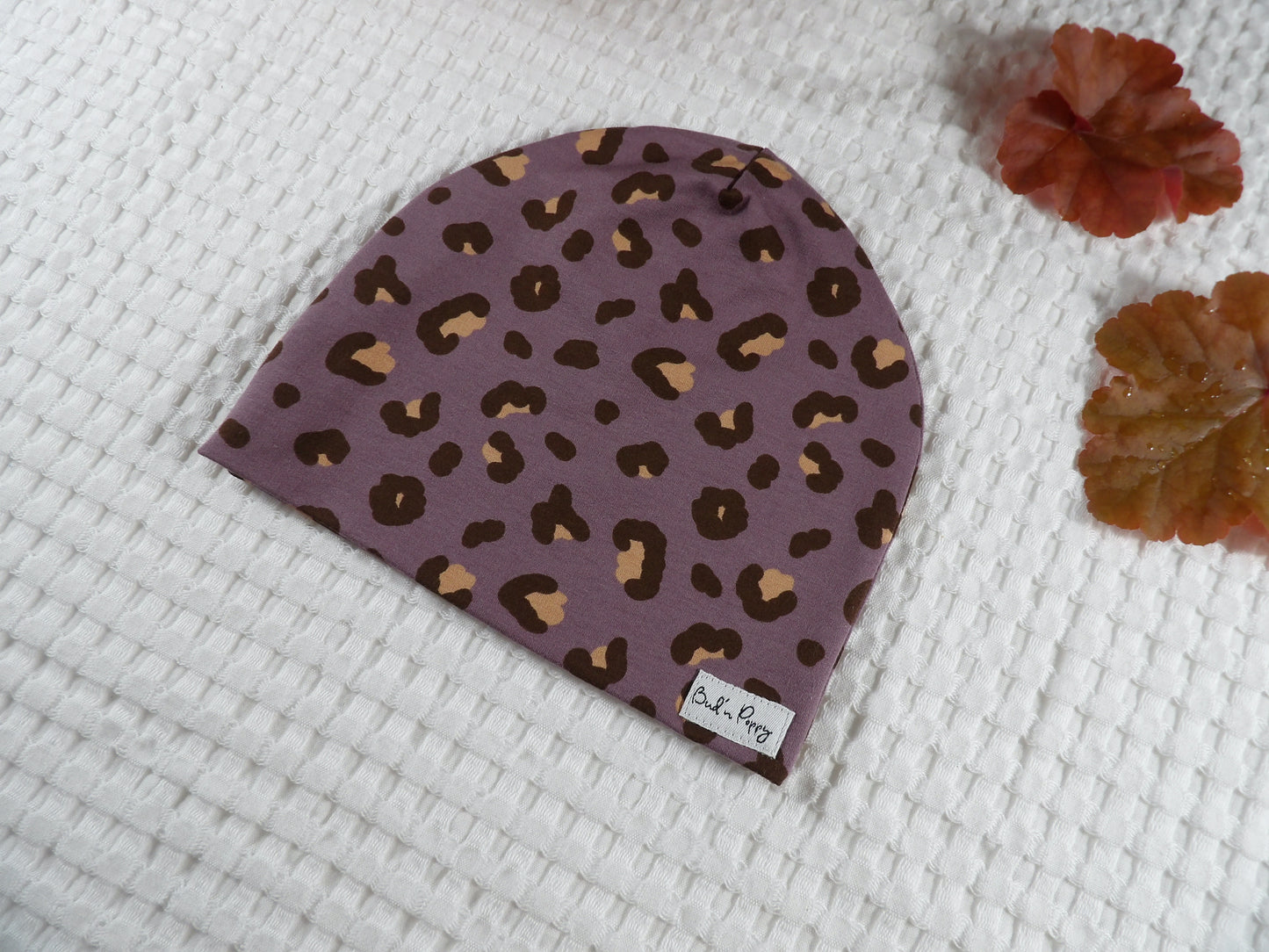 Mössa – Lilac Leopard