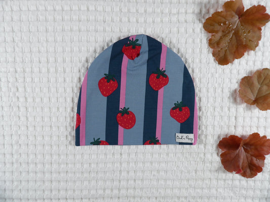 Mössa – Berry Stripe